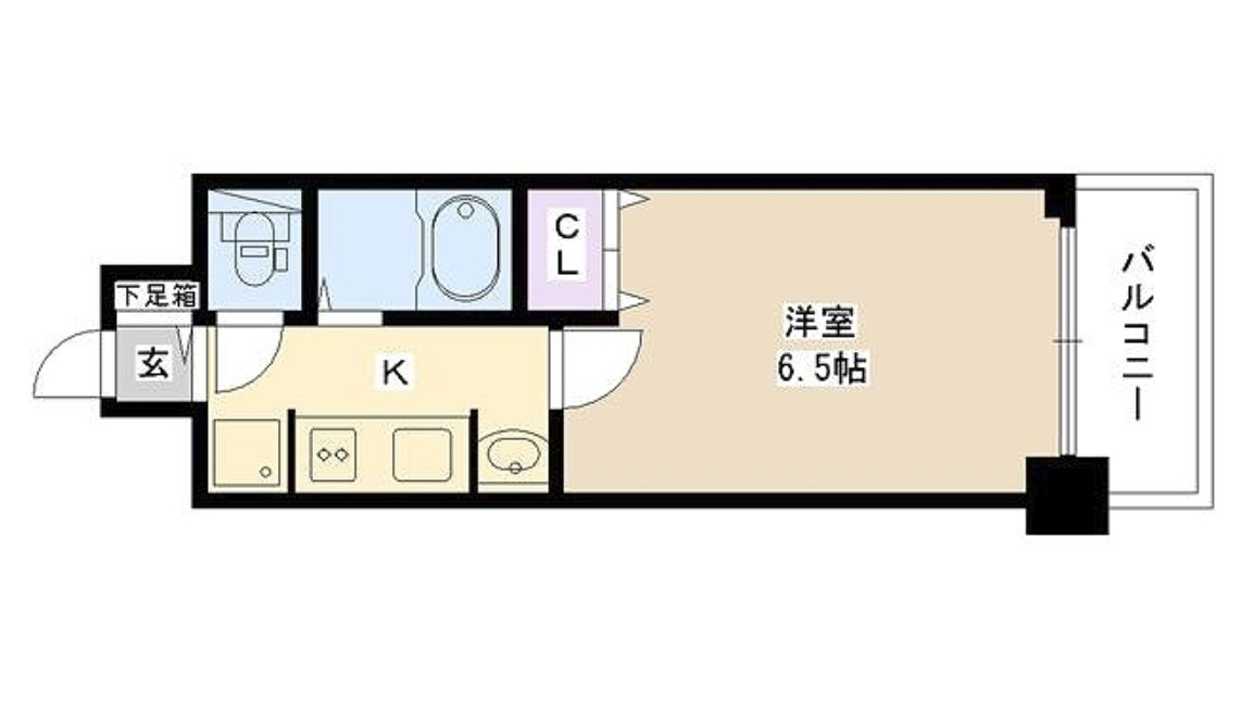 エステムコート難波サウスプレイスⅡレフィーナ　間取り