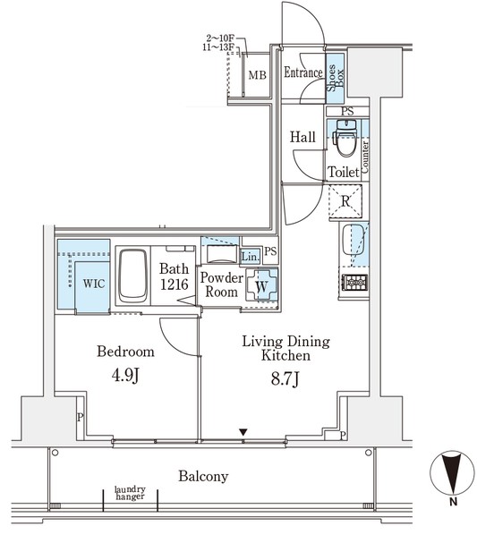 ジオエント新町　間取り