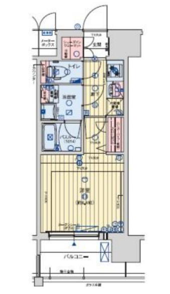 レオンコンフォート九条アルバ　間取り