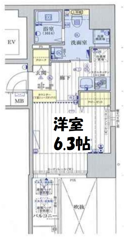 アクアプレイス北浜　間取り