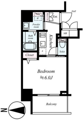 エスリード阿波座サウスプレイス 間取り