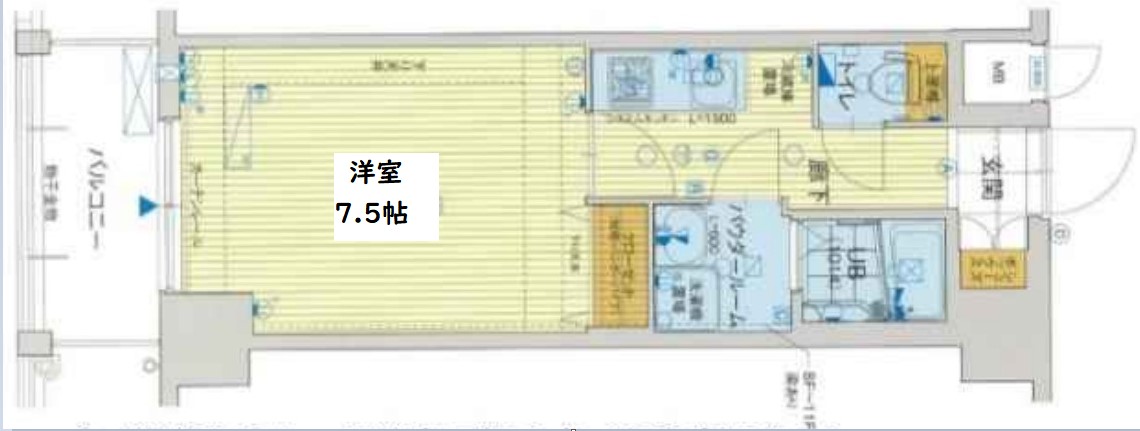 アスヴェル梅田WEST　間取り