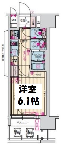 プレサンス京町堀ノース　間取り