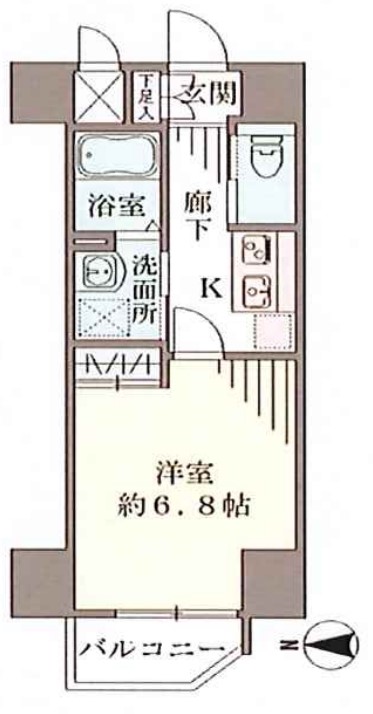 ジュネーゼグラン本町EAST　間取り