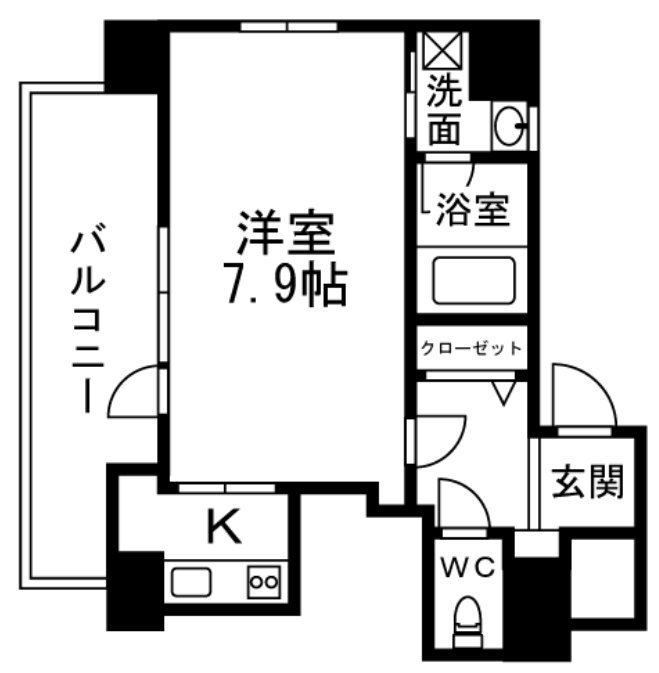 キャピトル安堂寺 間取り