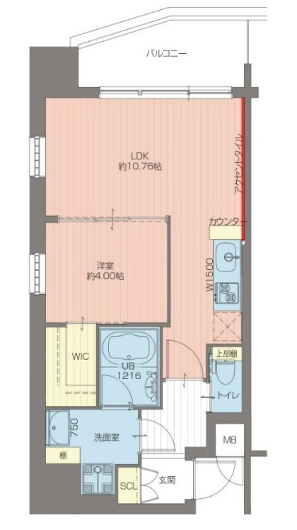 プレジオ松屋町　間取り
