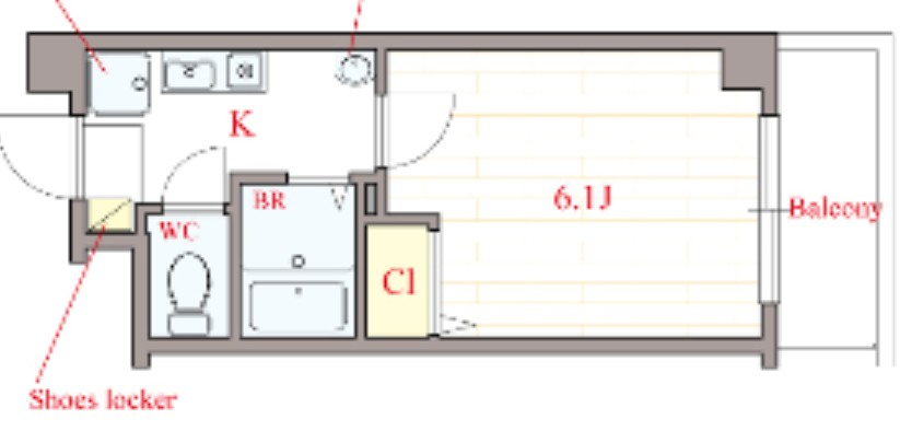 ブリストル神崎　間取り