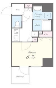 Fujiman北梅田　間取り図