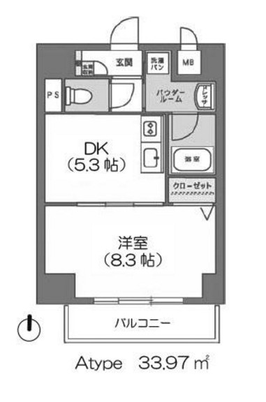 カルムクレール2.5.8　間取り