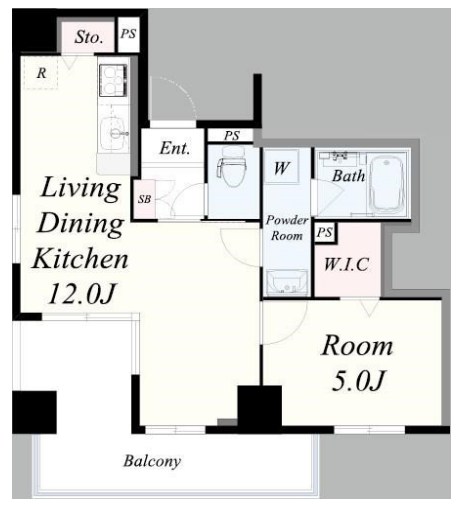 ラヴィベール上町台　間取り