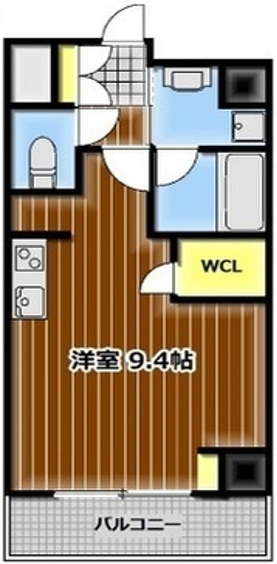 エスパシオ・コモド大阪新町　間取り