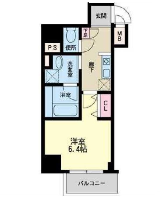 フォレステージュ北堀江 間取り