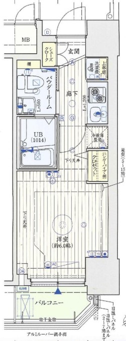 クリスタルグランツ大阪センターSt.　間取り