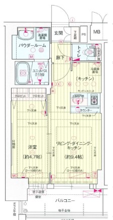 プレサンス新大阪ジェイズ　間取り
