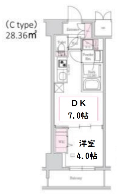 アーバネックス西天満　間取り
