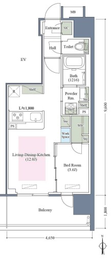 アーバネックス新町　間取り