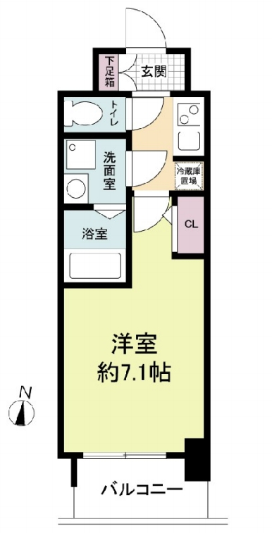 S-RESIDENCE新大阪Luna　間取り