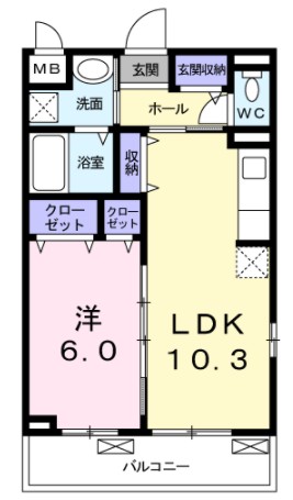 グランディールFUJI　間取り