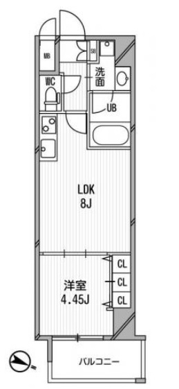 アーデン四ツ橋プライマリーワン　間取り