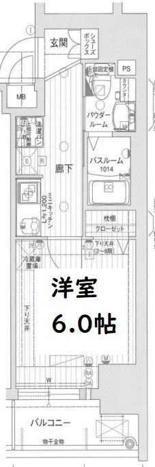 エグゼ難波南 間取り
