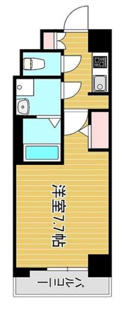 S-RESIDENCE難波EAST　間取り