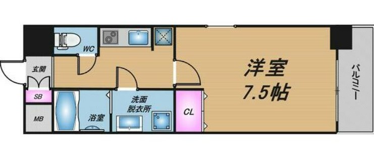 クレアートヨーロッパアベニューシティライフ　間取り