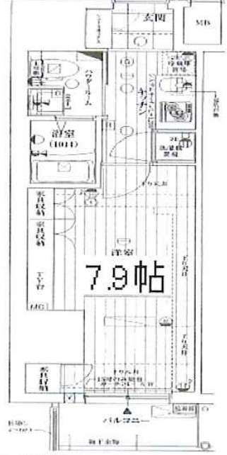 レジュールアッシュPREMIUM TWIN-1　間取り