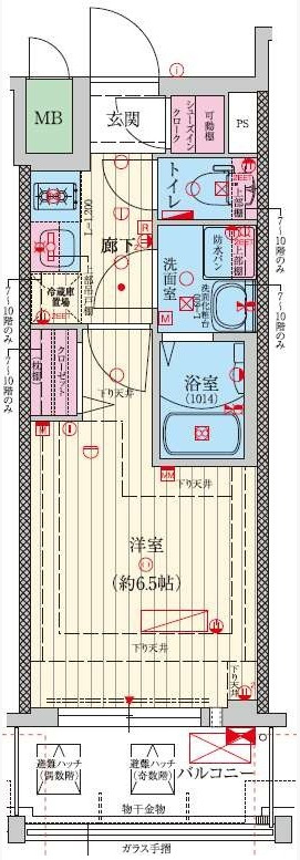 ファーストフィオーレ難波南アルマ　間取り
