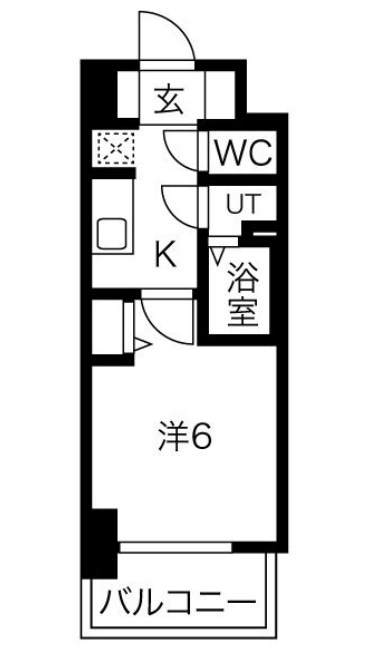 グランカリテ大阪城EAST　間取り