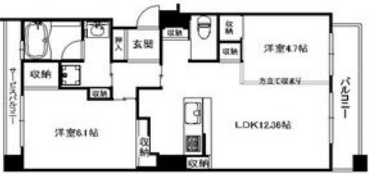 Lega梅北　間取り