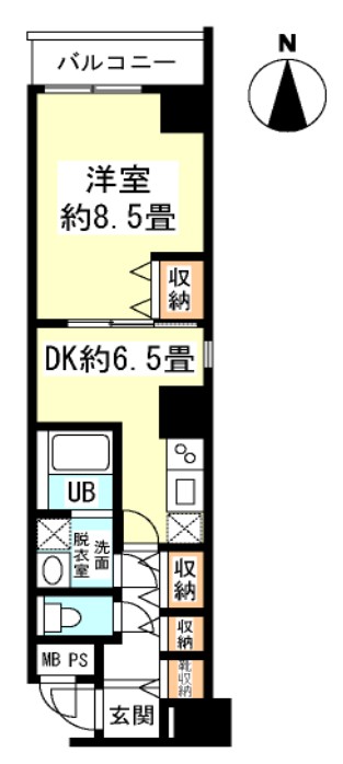 プルミエール南本町　間取り