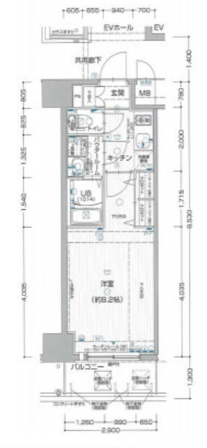 セオリー梅田ドムス　間取り