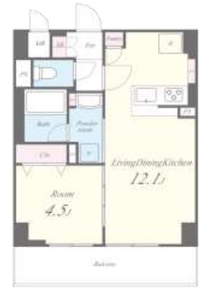 Arome梅田　間取り