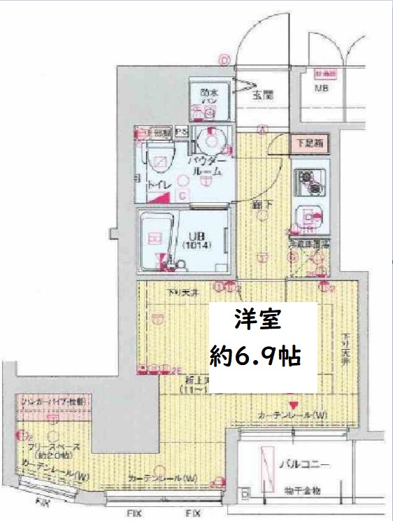 サムティ西長堀リバーフロント　間取り