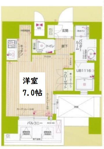 エイペックス南堀江　間取り