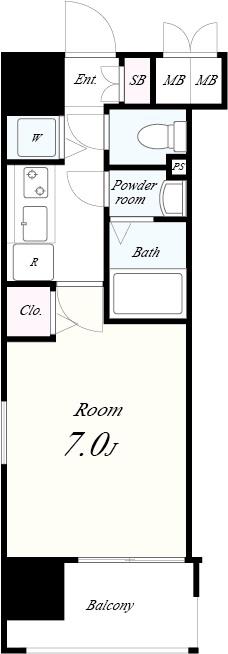 セイワパレス玉造上町台　間取り