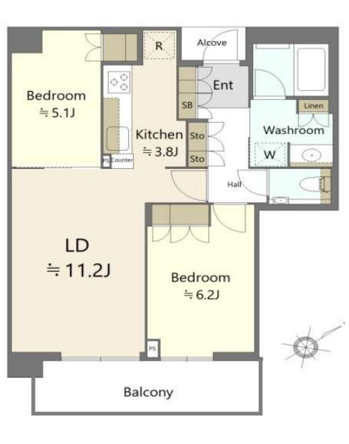 ザ・パークハウス　中之島タワー　間取り