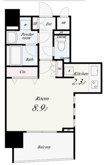 セイワパレス京町堀　間取り