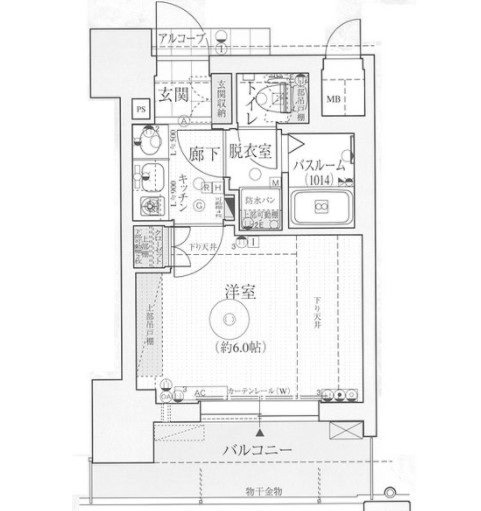エステムプラザ梅田EAST　間取り
