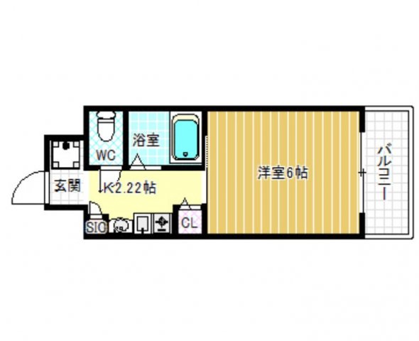 エステムコート梅田リトリーヴ　間取り