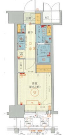 エステムプラザ難波WESTリバークロス 間取り