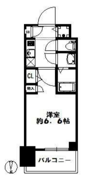 スワンズ谷町セントシティ　間取り