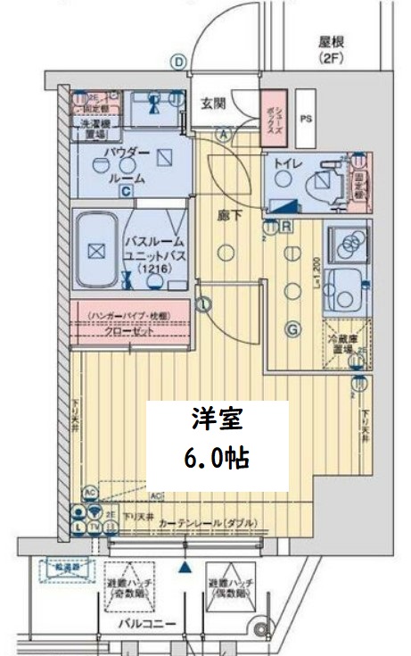 レオンヴァリエ天王寺北　間取り