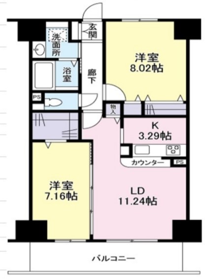 エスヴェール北梅田　間取り