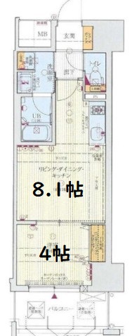 レオンコンフォート大手通　間取り