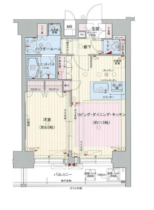 プレサンス本町ジョイス　間取り