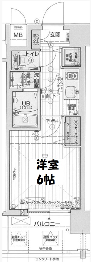 レオンコンフォート玉造　間取り