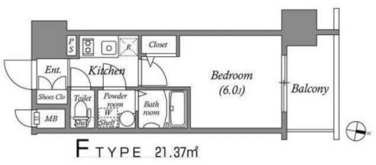 エスリード難波ザ・ゲート　間取り
