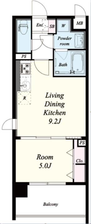 ラルシェパルク新大阪　間取り