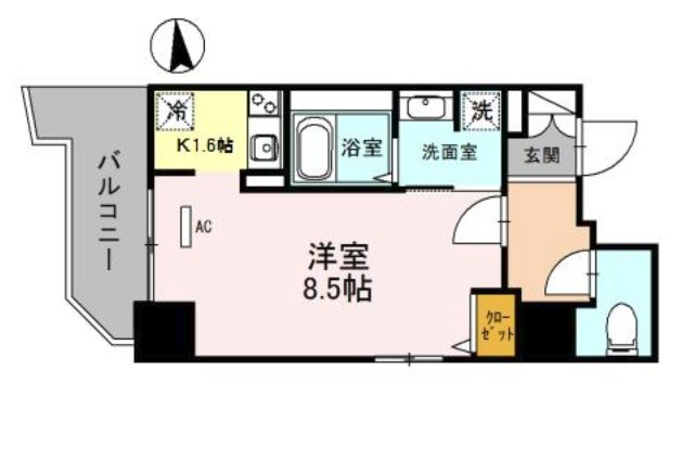 コージーコート釣鐘　間取り